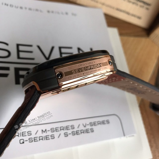 Sevenfriday自動機械男表 型號M2-2 七個星期五休閒高端男表  gjs2059